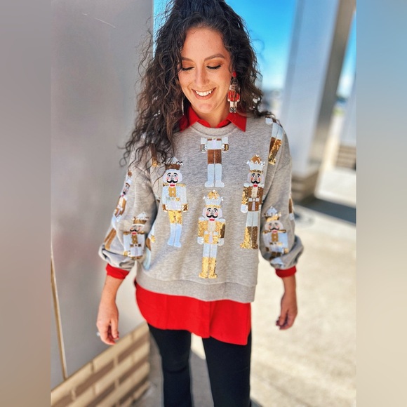 QUEEN OF SPARKLES Tops - Nutcracker Sweatshirt by Queen of Sparkles.